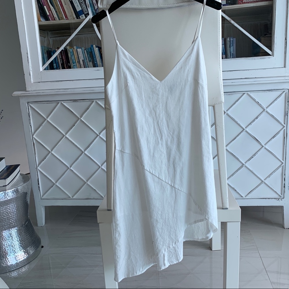 LF asymmetrical linen dress